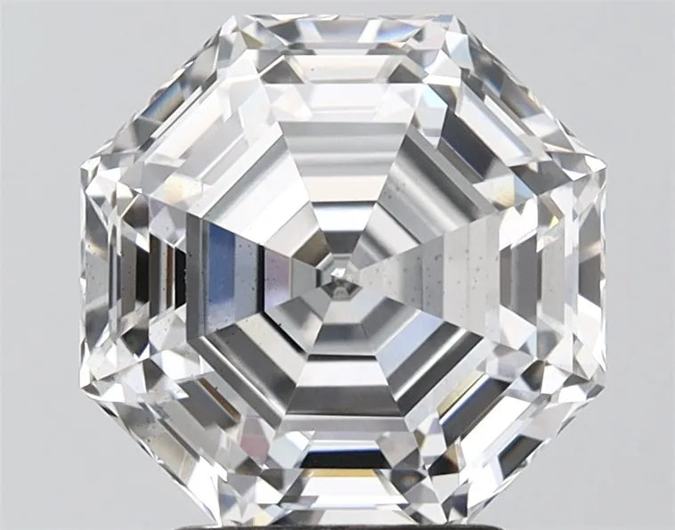 3.57ct Octagonal Lab Grown Diamond (Colour E, Clarity VS2, IGI Certified)