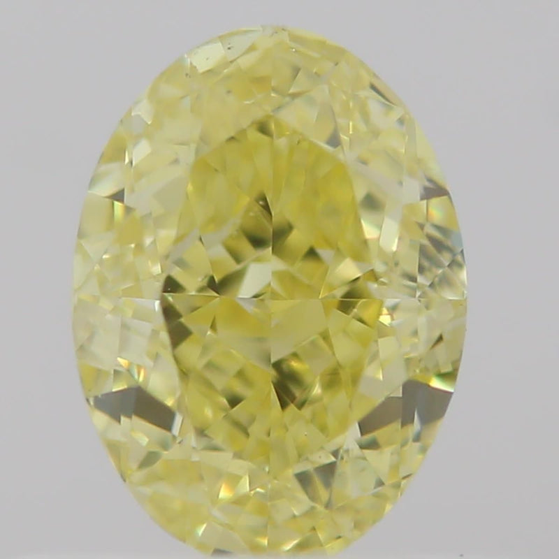 Oval 0.5ct Fancy Intense  Yellow SI1 GIA #1323430340
