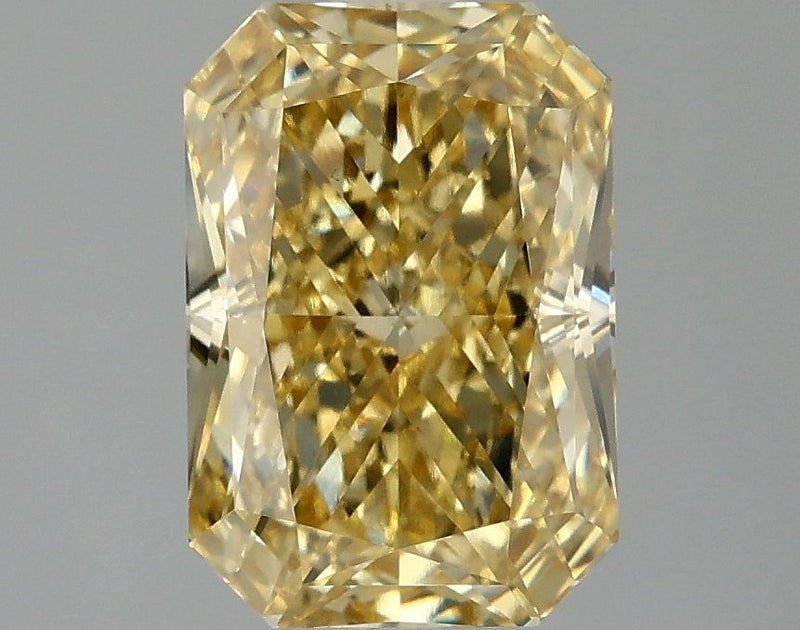 Radiant 3.06ct Fancy Vivid Yellow VS1 IGI #LG664408068