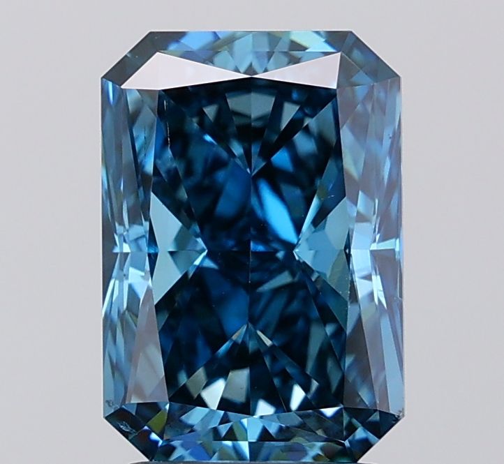Radiant 3.01ct Fancy Vivid Blue VS2 IGI #LG766660764