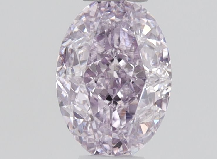 Oval 0.3ct Fancy Pinkish Purple VS2 GIA #6224946646