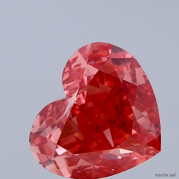 Heart 2.6ct Fancy Vivid Pink VS2 IGI #LG760505206