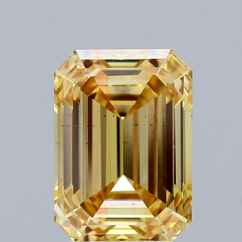 Emerald 4.03ct Fancy Intense Yellow VS2 IGI #LG658471081