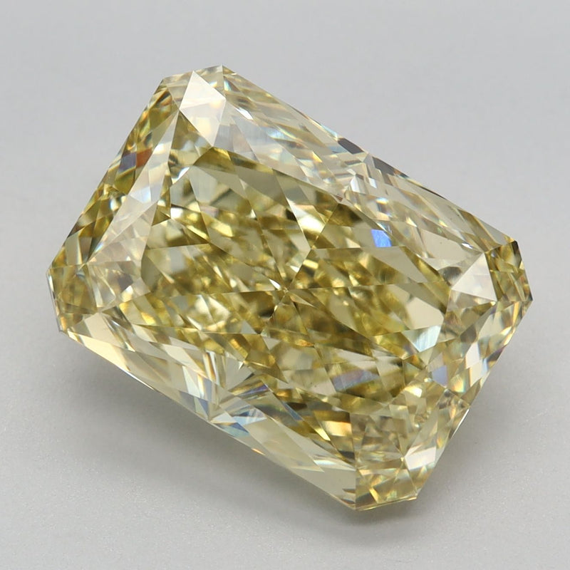 Radiant 6.02ct Fancy Vivid Yellow VVS2 IGI #LG693515789