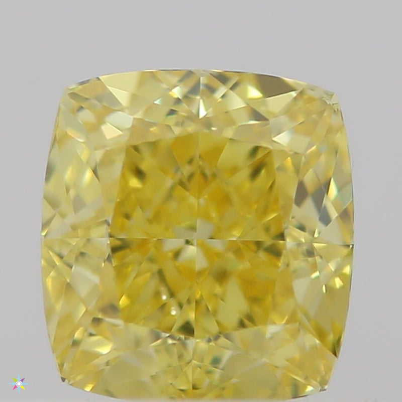 Cushion brilliant 0.45ct Fancy Vivid  Yellow VS1 GIA #2317746763