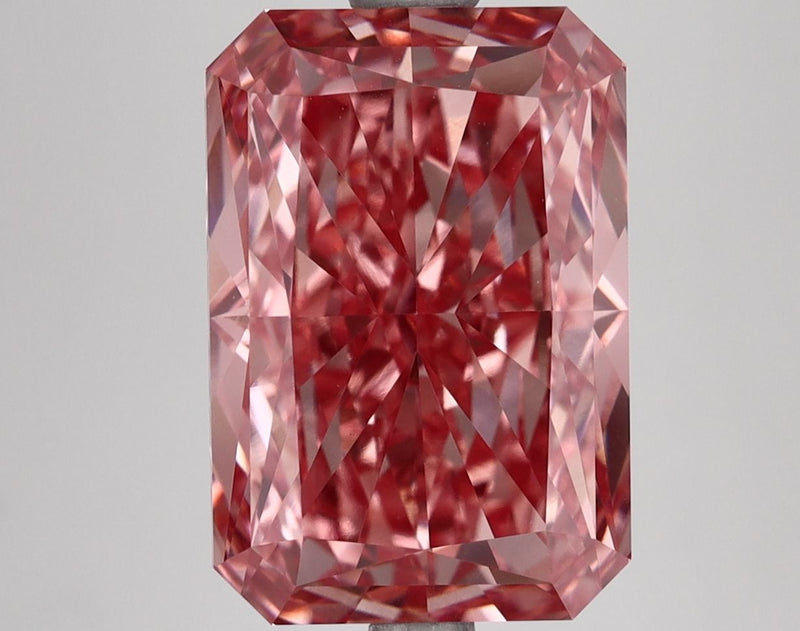 Radiant 5.54ct Fancy Vivid Pink VVS2 IGI #LG652487869