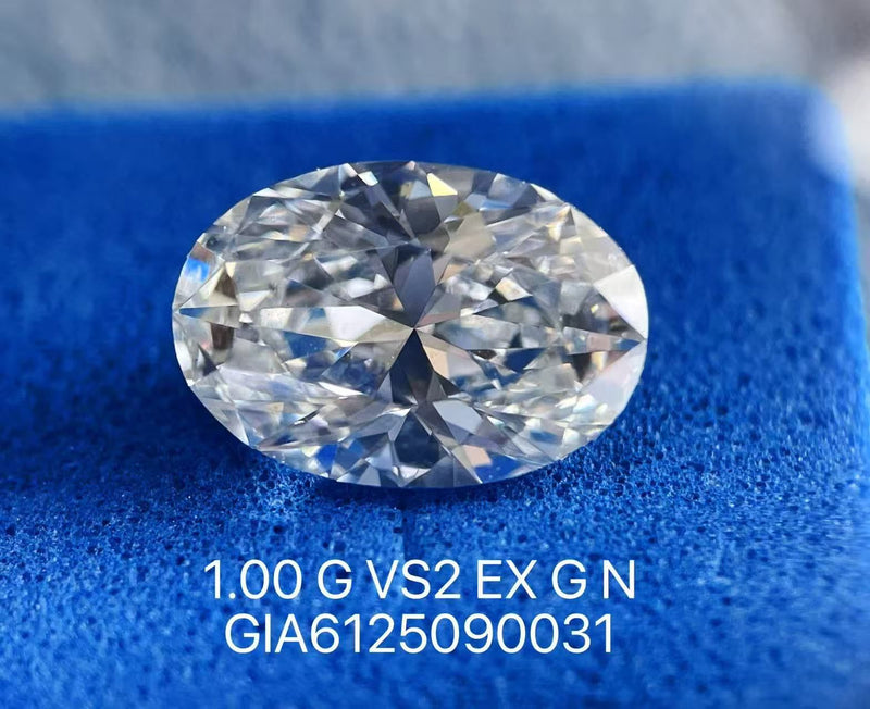 Oval 1ct G VS2 GIA #6125090031