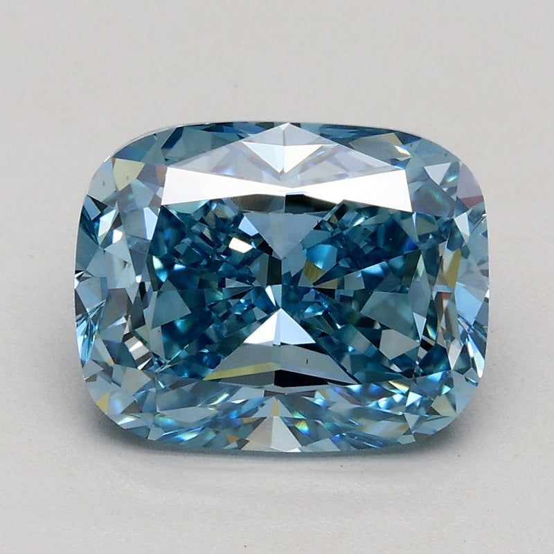 Cushion modified 2ct Fancy Vivid Blue VS1 IGI #LG610327856