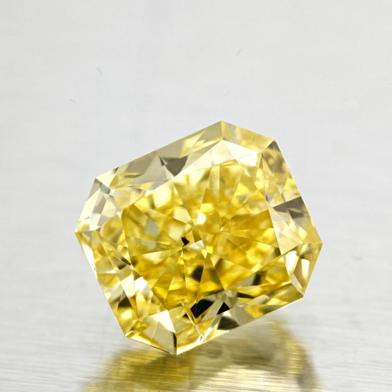 Radiant 1.12ct Fancy Vivid  Yellow SI2 GIA #1162058428