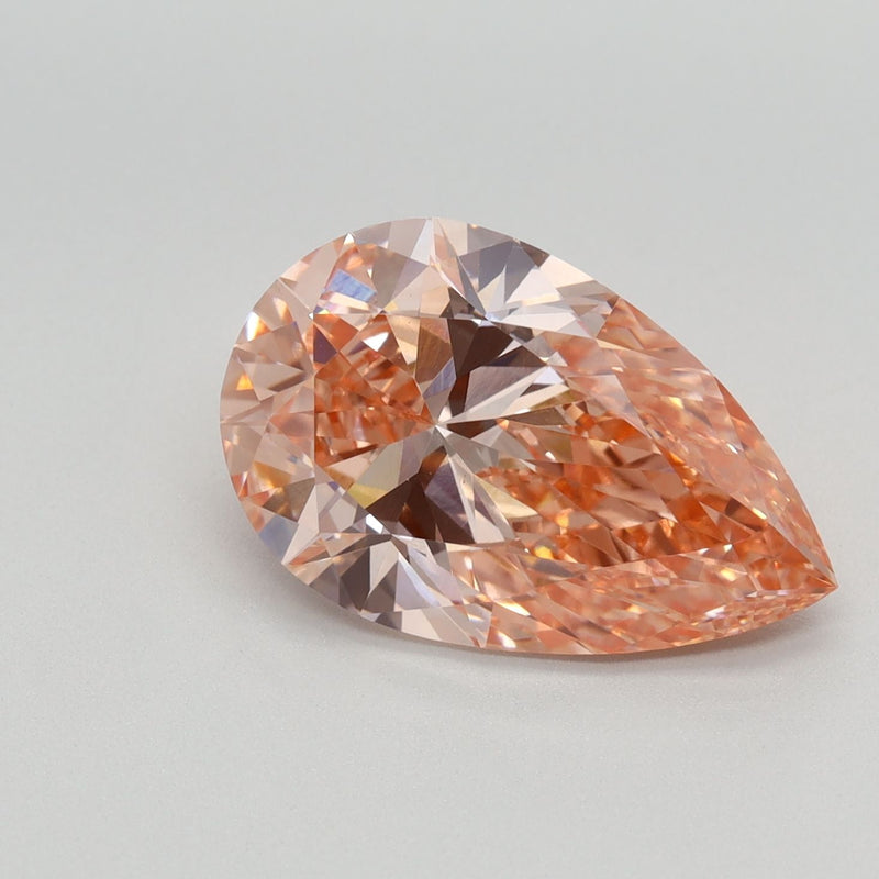 Pear 3.13ct Fancy Vivid Pink VS1 IGI #LG581313050