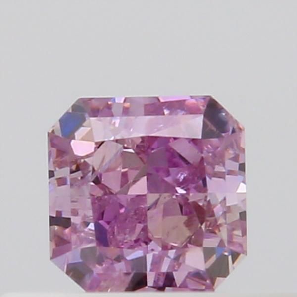 Radiant 0.3ct Fancy Intense Pink Purple I1 GIA #5206076318