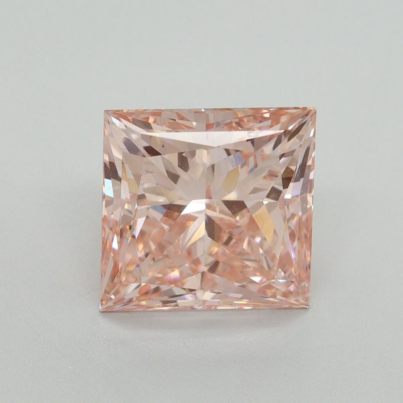 Princess 4.08ct Fancy Vivid Pink VS1 IGI #LG705536265