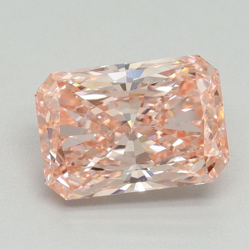 Radiant 3.11ct Fancy Vivid Pink VVS2 IGI #LG735519937