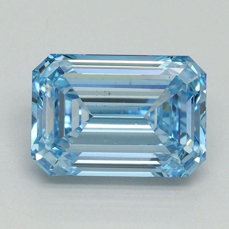 Emerald 3.11ct Fancy Intense Blue VS2 IGI #LG532248810