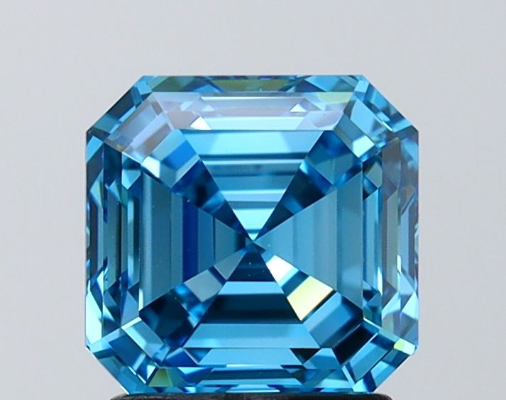 Asscher 2.01ct Fancy Vivid Blue VVS2 IGI #LG762567395