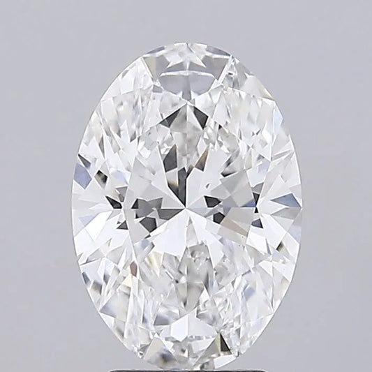 3.02ct Oval Lab Grown Diamond (Colour E, Clarity VS1, IGI Certified)