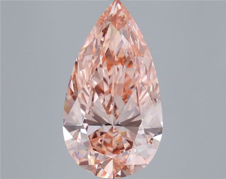 Pear 6.7ct Fancy Vivid Pink VS1 IGI #LG702529478