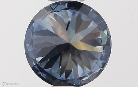 Round 0.56ct Fancy Vivid Blue VS2 IGI #LG564379366