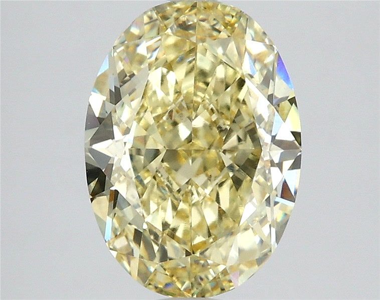 Oval 3.08ct Fancy Yellow VVS2 IGI #LG762581888