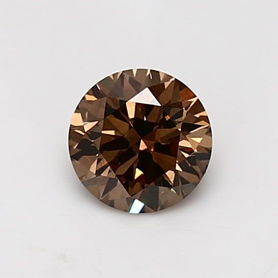 Round 0.7ct Fancy Dark Orangy Brown VS1 GIA #5232646587