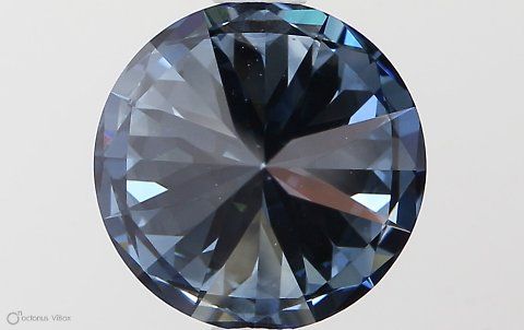 Round 1.63ct Fancy Vivid Blue VVS1 IGI #LG581331303