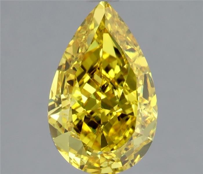 Pear 1.64ct Fancy Vivid Yellow VVS1 GIA #2231611846