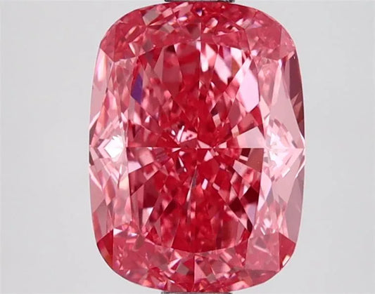 2.07ct Cushion modified Lab Grown Diamond (Colour Fancy Vivid Pink, Clarity VS1, IGI Certified)