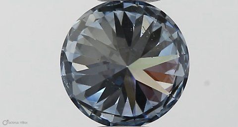 Round 0.45ct Fancy Intense Blue VS2 IGI #LG546229891