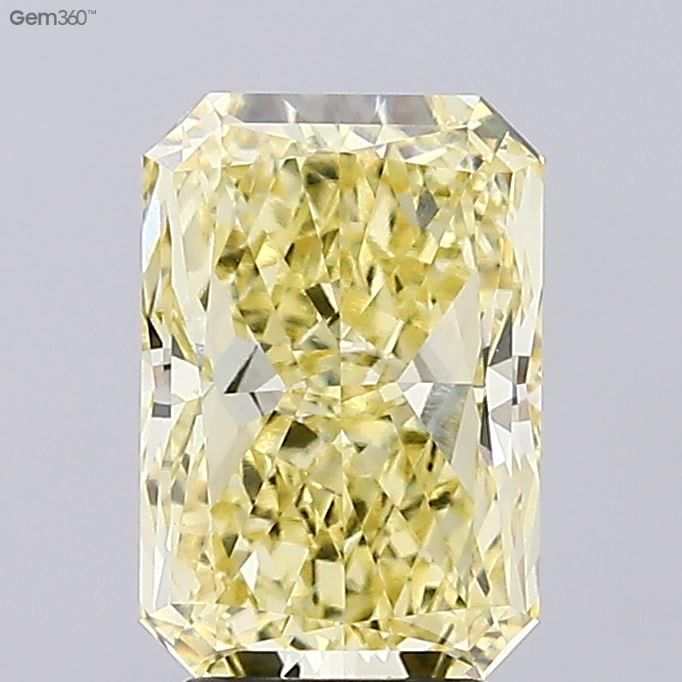 Radiant 4.05ct Fancy Intense Yellow VS1 IGI #LG680559313