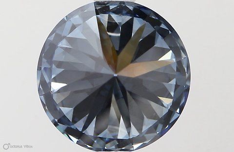 Round 2.03ct Fancy Vivid Blue VVS2 IGI #LG581331330