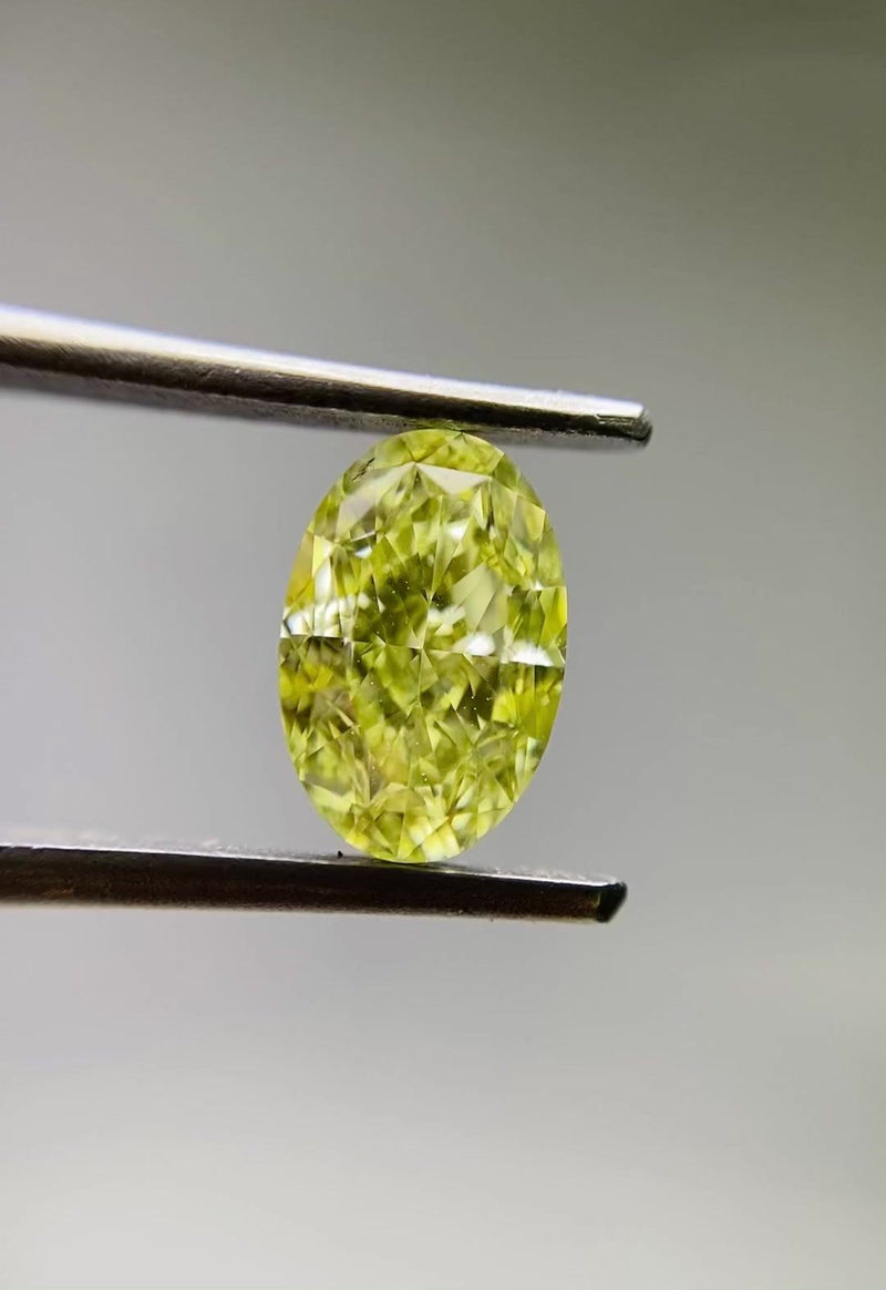 Oval 1.01ct Fancy Yellow SI1 GIA #1507106172
