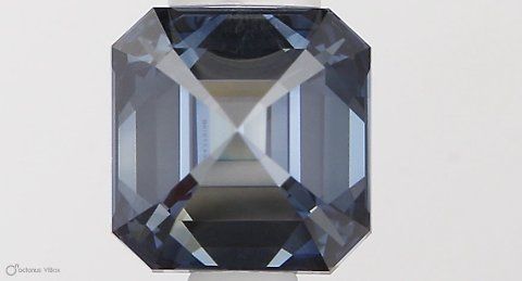 Square emerald 0.9ct Fancy Deep Blue VVS2 IGI #LG564379190