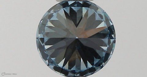 Round 0.33ct Fancy Vivid Blue VVS1 IGI #LG581331152
