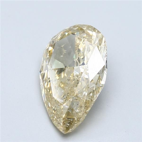 Pear 4.15ct Fancy Light Orangey Yellow  GIA #5171107733