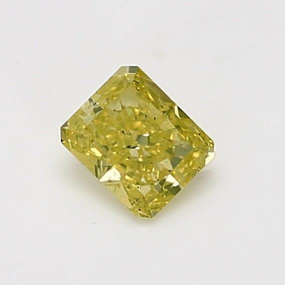 Radiant 0.51ct Fancy Intense Yellow Green  GIA #1156554904