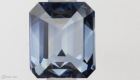 Emerald 0.9ct Fancy Vivid Blue SI2 IGI #LG564379528