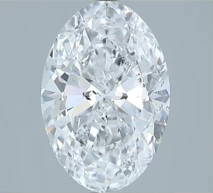 Oval 3ct D SI2 GIA #2516991140