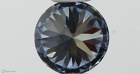 Round 0.34ct Fancy Intense Blue VS2 IGI #LG546230082
