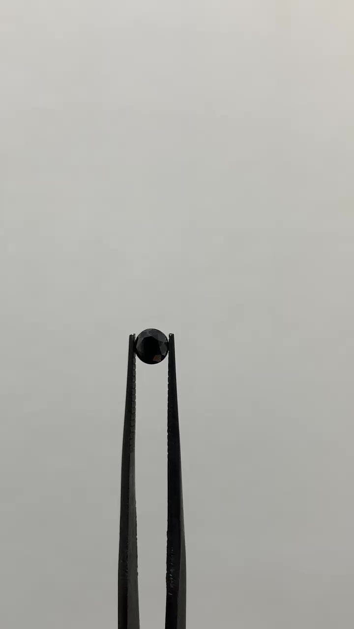 Round 0.44ct Fancy Black VVS2 GIA #2235320723