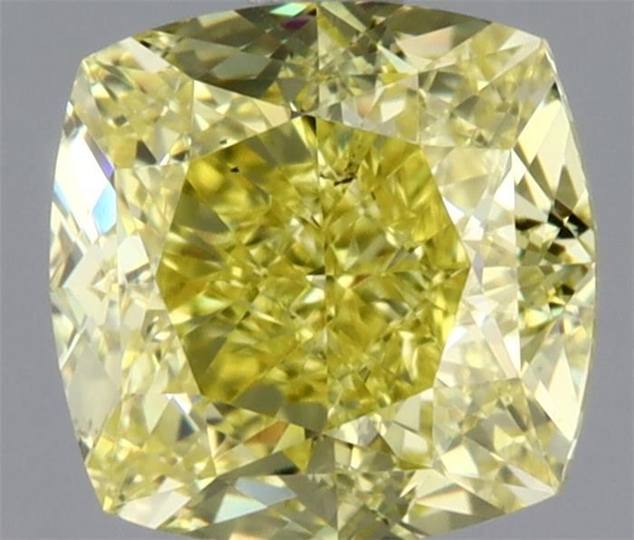 Cushion brilliant 1.67ct Fancy Intense  Yellow VS2 GIA #7235129664