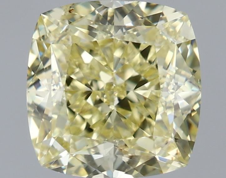 Cushion brilliant 1.51ct Fancy Light Yellow VS1 GIA #7463097234