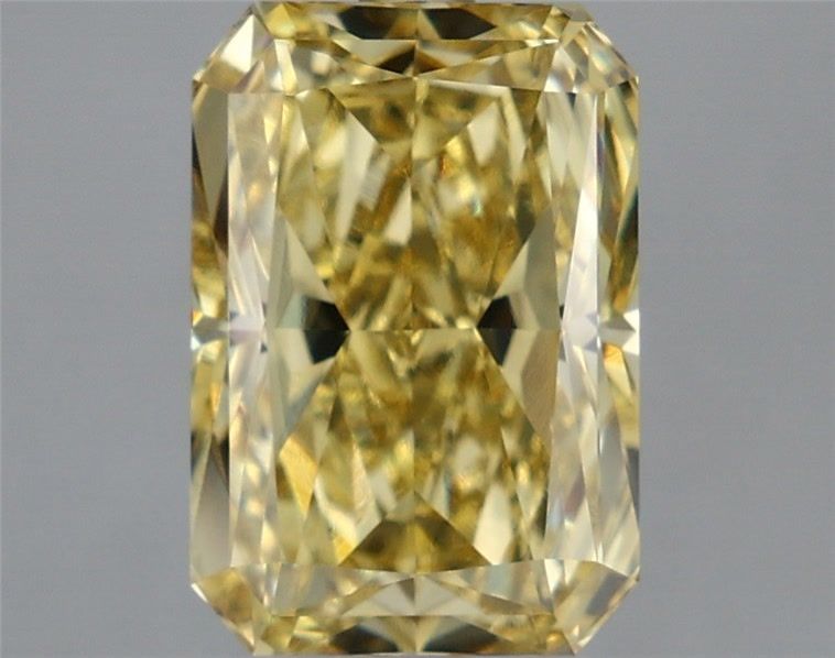 Radiant 4.41ct Fancy Intense Yellow VVS2 IGI #LG726548956