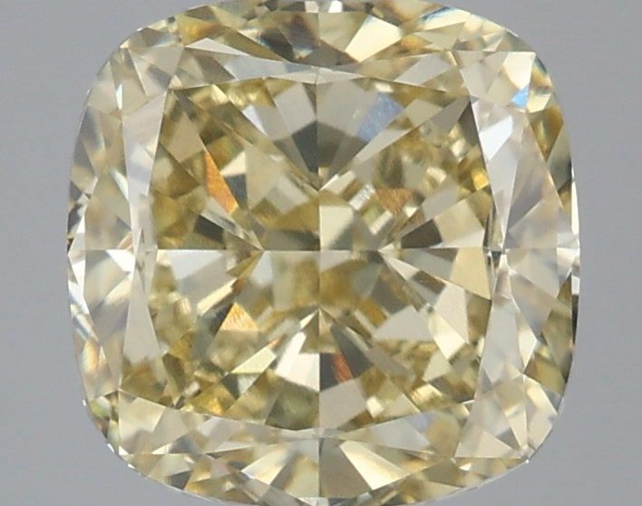 Cushion modified 3.51ct Fancy Yellow VVS2 IGI #LG745522189