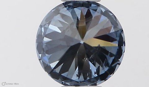 Round 0.4ct Fancy Vivid Blue SI2 IGI #LG546229910