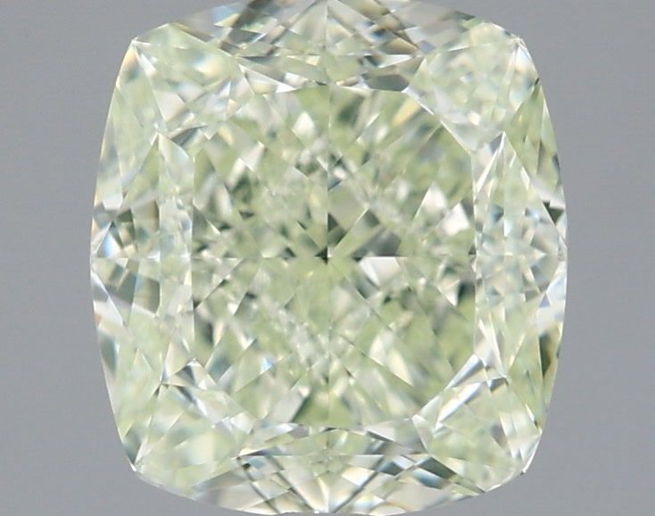 Cushion brilliant 3ct Fancy Light Green VVS2 GIA #2524720182