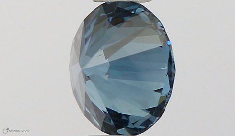 Round 0.4ct Fancy Vivid Blue VS1 IGI #LG581330968