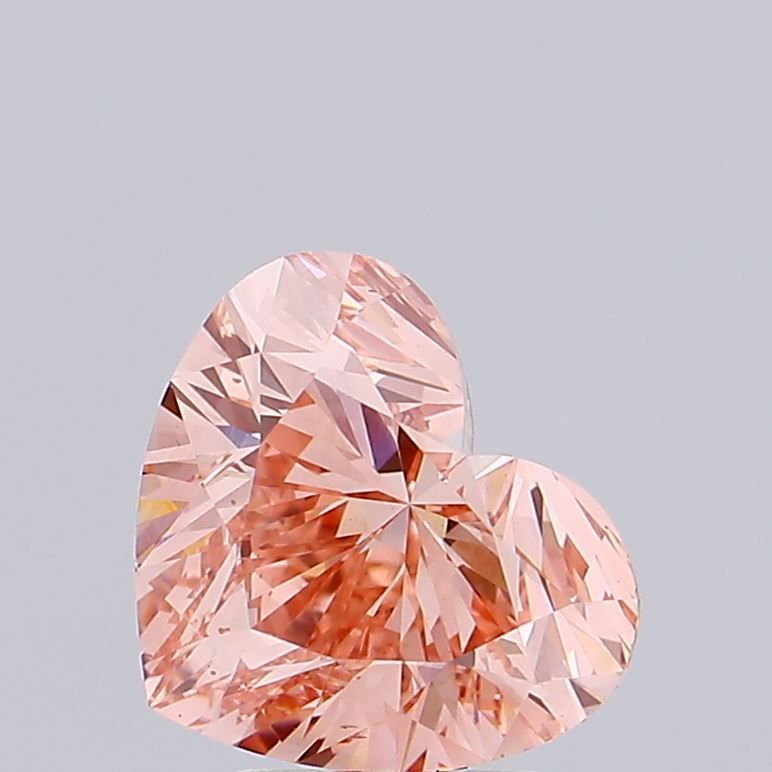 Heart 3ct Fancy Vivid Pink VS1 IGI #LG519269370