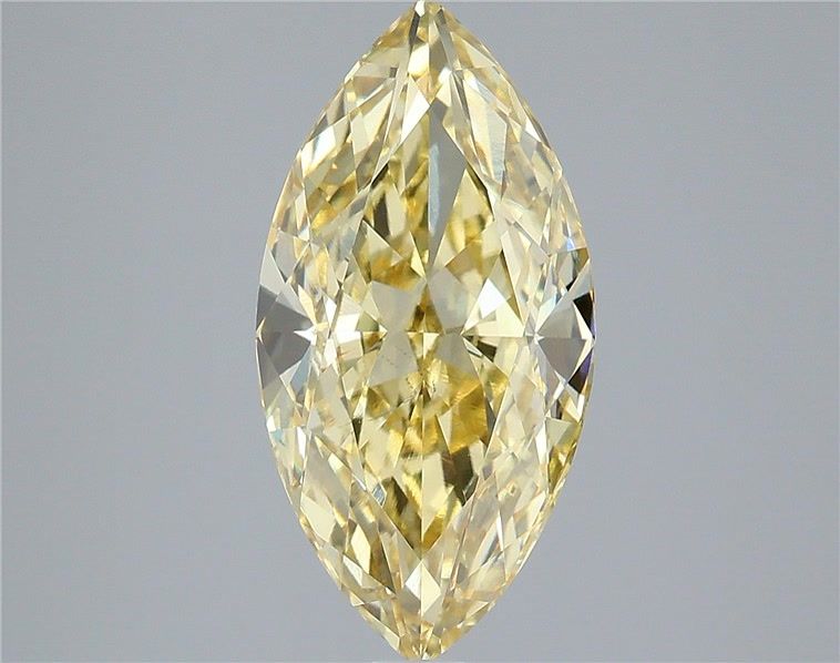Marquise 4.06ct Fancy Intense Yellow VS2 IGI #LG758515939