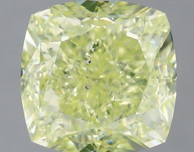 Cushion brilliant 1.65ct Fancy Yellow SI2 GIA #2507839916