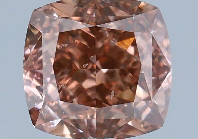Cushion brilliant 1.01ct Fancy Deep Brown Pink SI2 GIA #7446579128